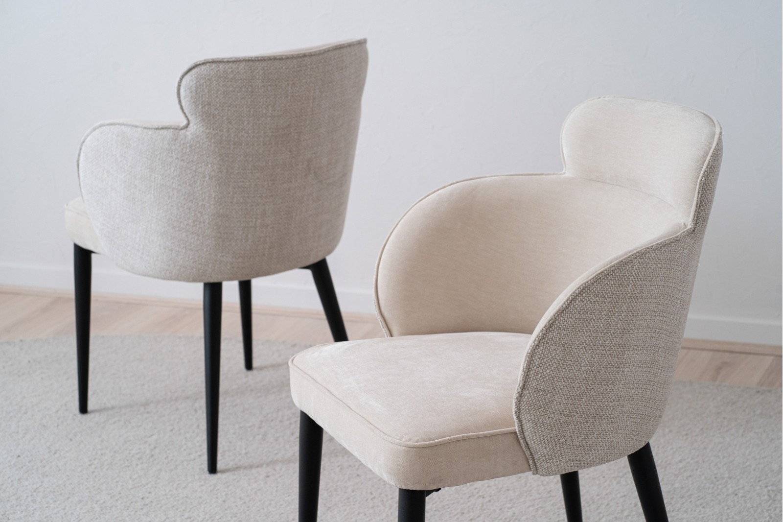 SET 2 SILLAS COMEDOR OSLO. ARENA BEIGE