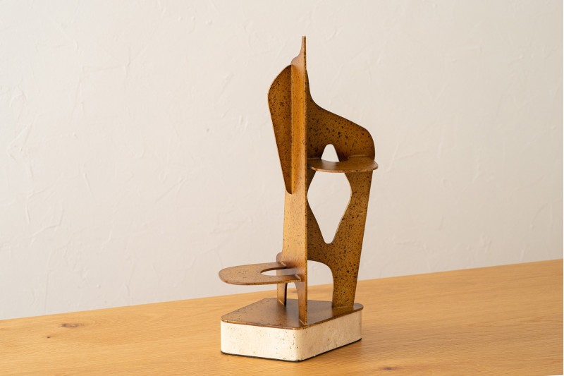 SCULPTURE ABSTRAITE N4. OXYDE DE METAL | VP Interiorismo