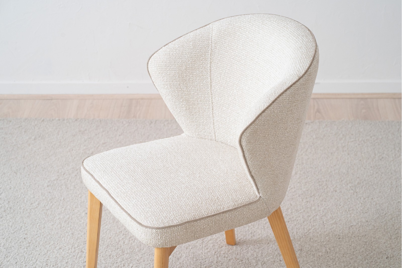 SET 2 SILLAS COMEDOR EVA. MARFIL. TOPO