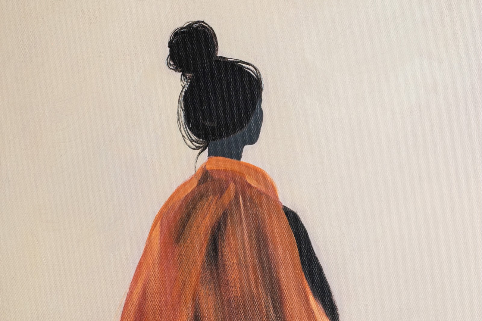 CUADRO MUJER ORIENTE. CRISTAL. N1