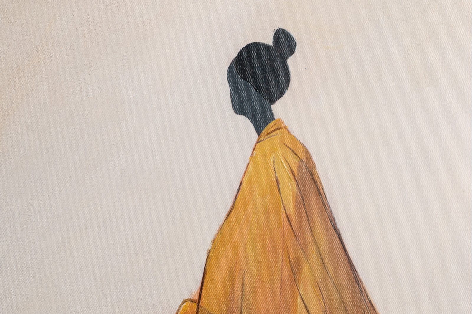 CUADRO MUJER ORIENTE. CRISTAL. N2