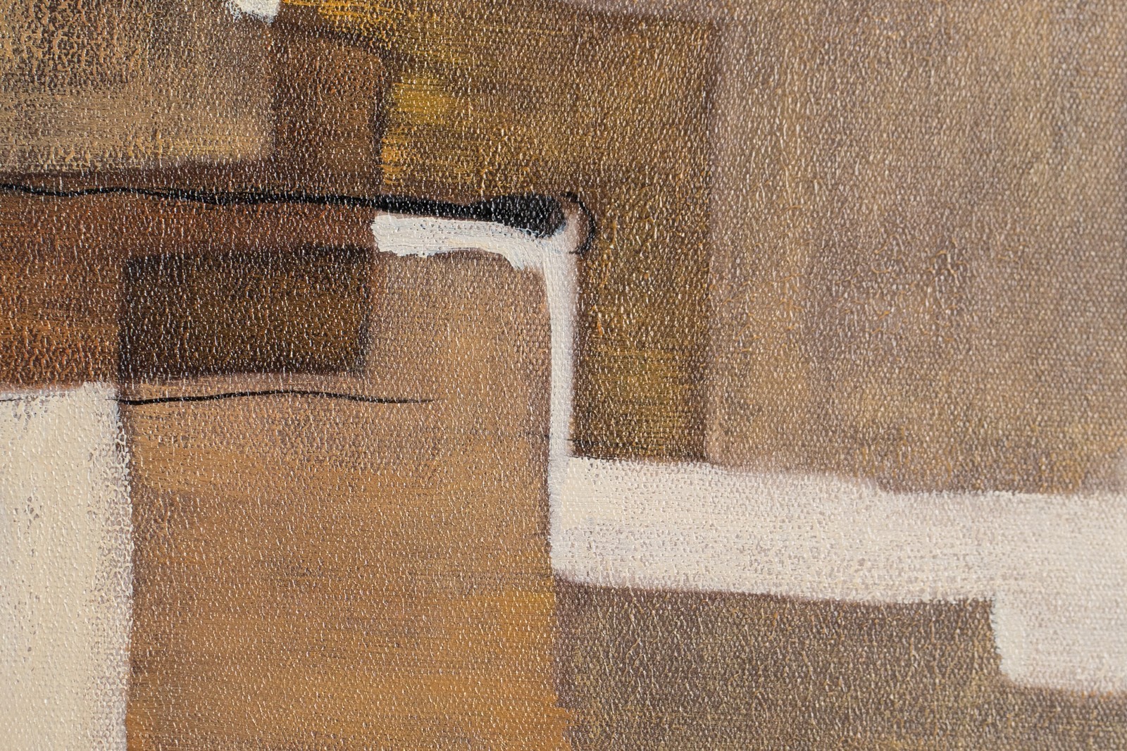 CUADRO ABSTRACTO TIERRAS. CRISTAL N.2