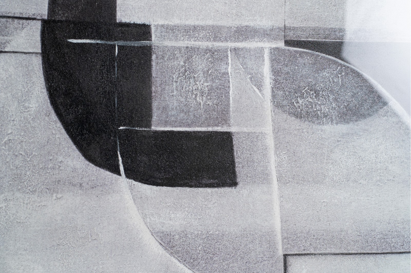 CUADRO ABSTRACTO EN GRISES.CRISTAL N1