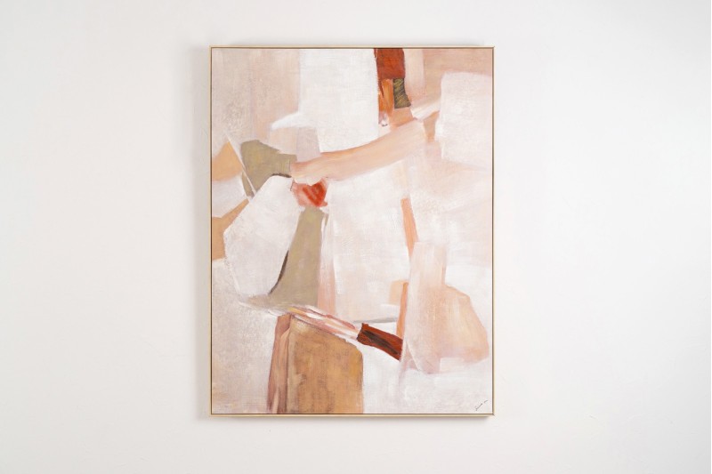 TABLEAU ABSTRAITE COULEURS CHAUDES. TEXTURE.N1 | VP Interiorismo