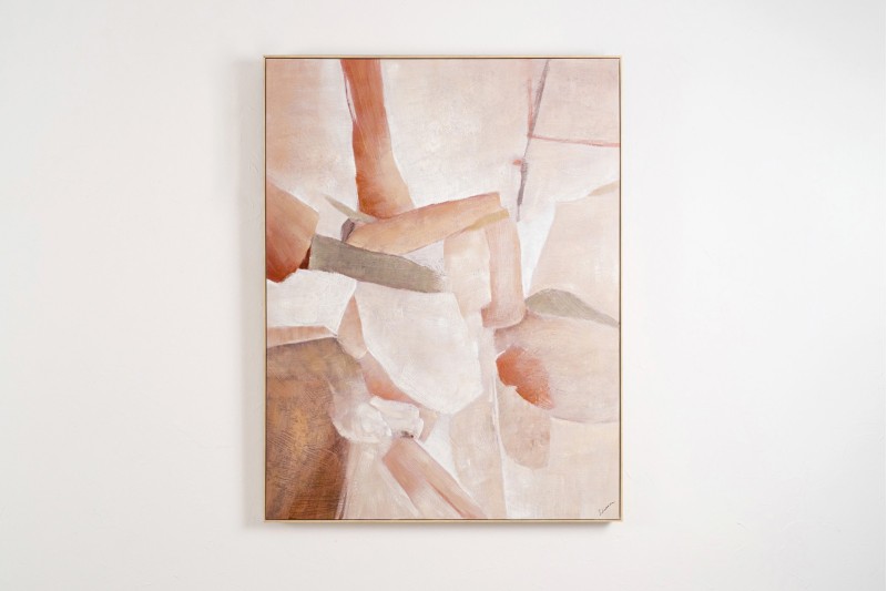 ABSTRACT PAINTING WARM COLOURS. TEXTURE.N2 | VP Interiorismo