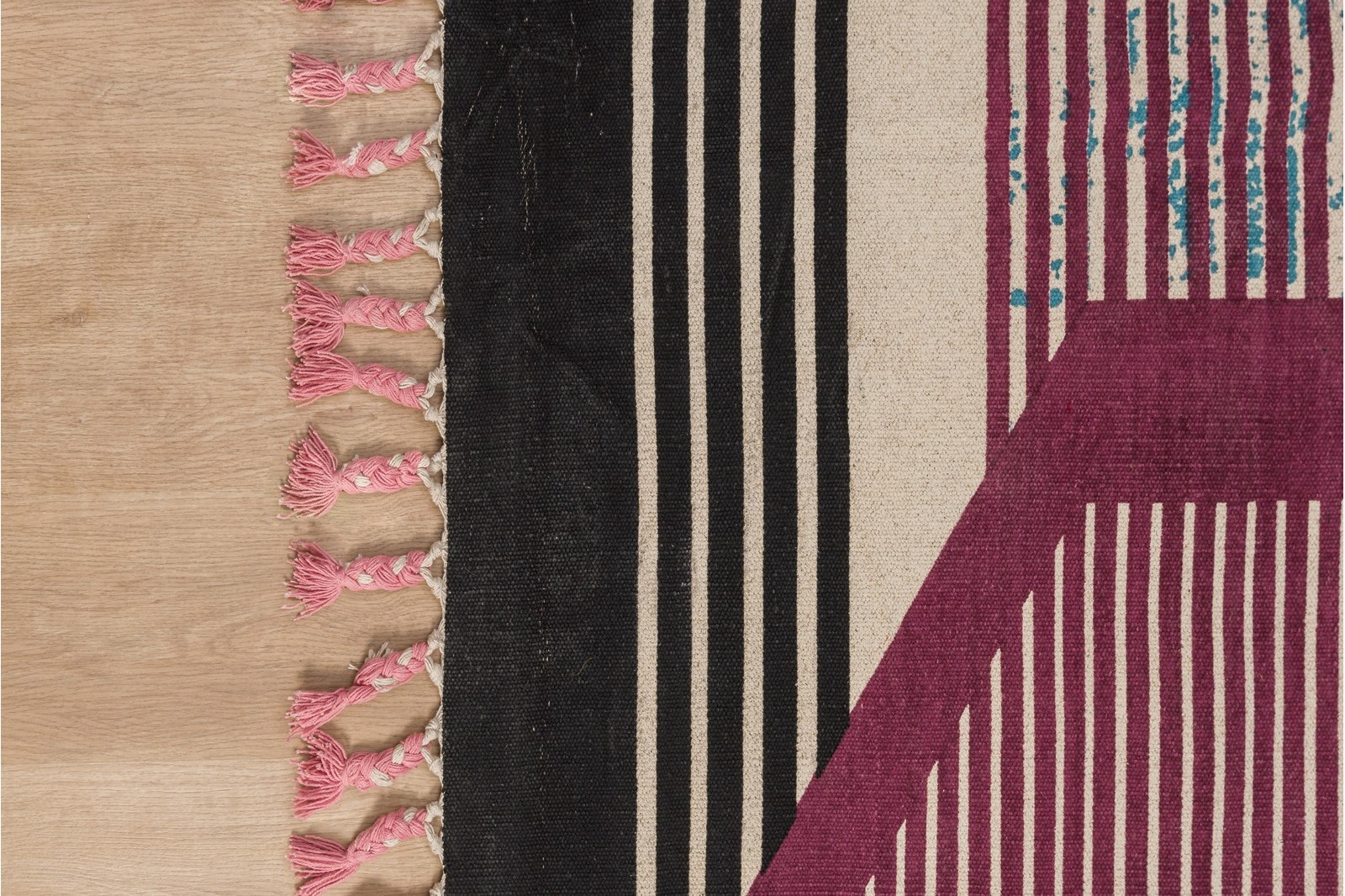 ALFOMBRA BERTA.ABSTRACTO COLORES Y FLECOS