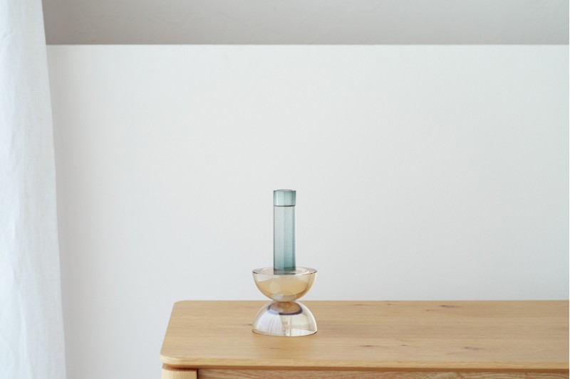 CLEO CANDLE HOLDER. COLORED CRYSTAL. N2 | VP Interiorismo