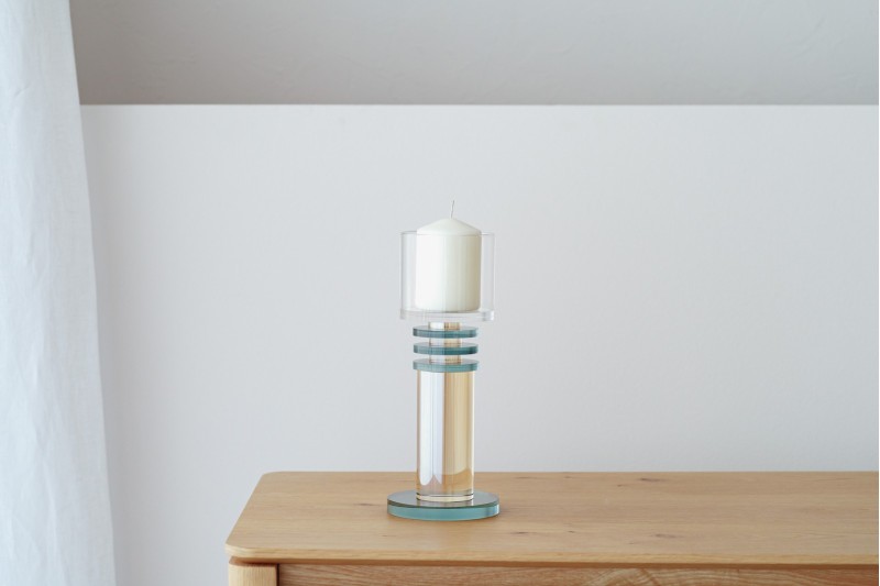 KALA CANDLEHOLDER. COLORED CRYSTAL. SMALL | VP Interiorismo