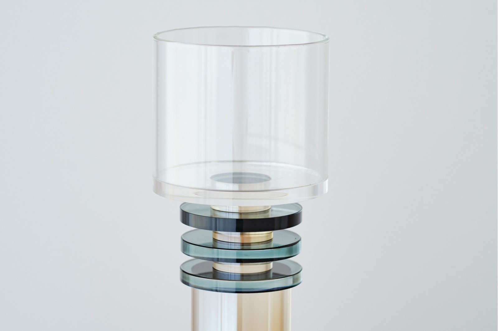 CANDELABRO KALA. CRISTAL COLOR. GRANDE