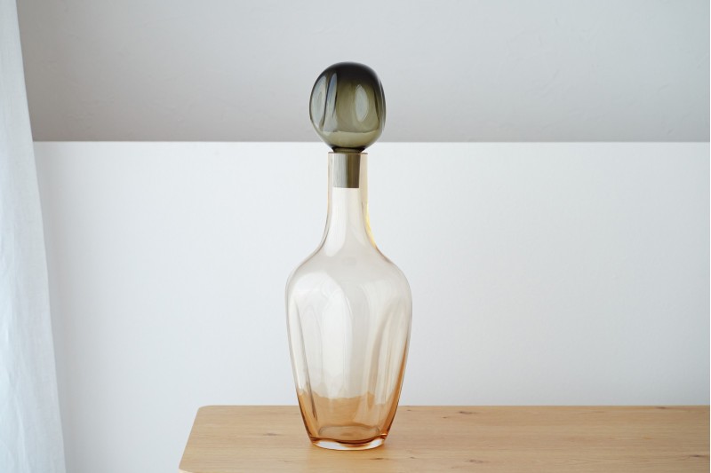 BOTELLA VIDRIO ALLA.AHUMADO VERDE.GRANDE