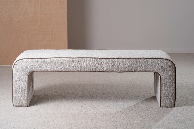 BANC XELA. IVOIRE  GRIS  TAUPE | VP Interiorismo