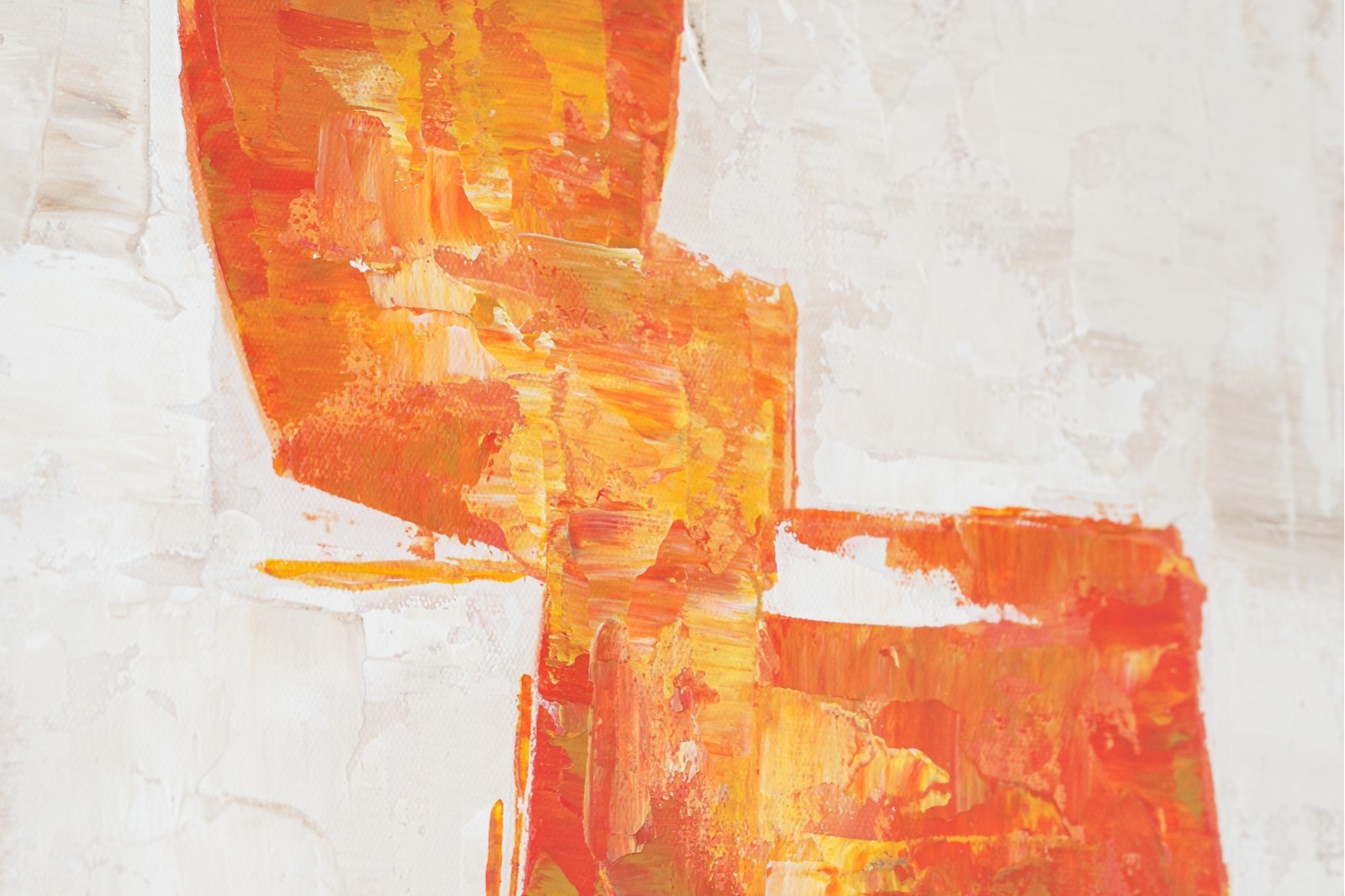 CUADRO ABSTRACTO NARANJA