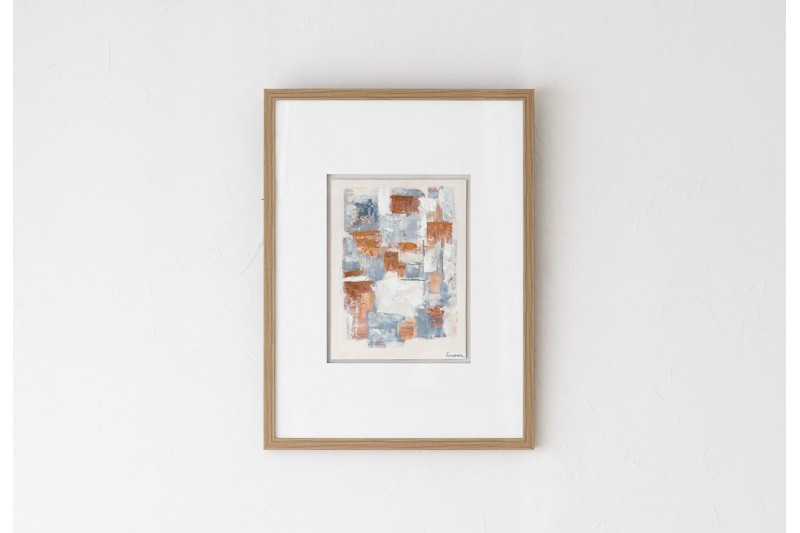 TABLEAU ABSTRAIT EAU ET TERRE N2 | VP Interiorismo