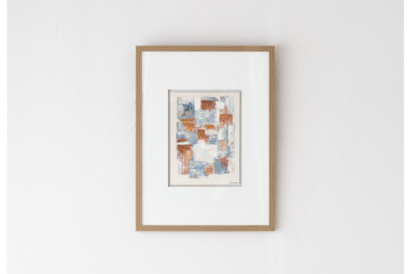 CUADRO ABSTRACTO AGUA Y TIERRA N2