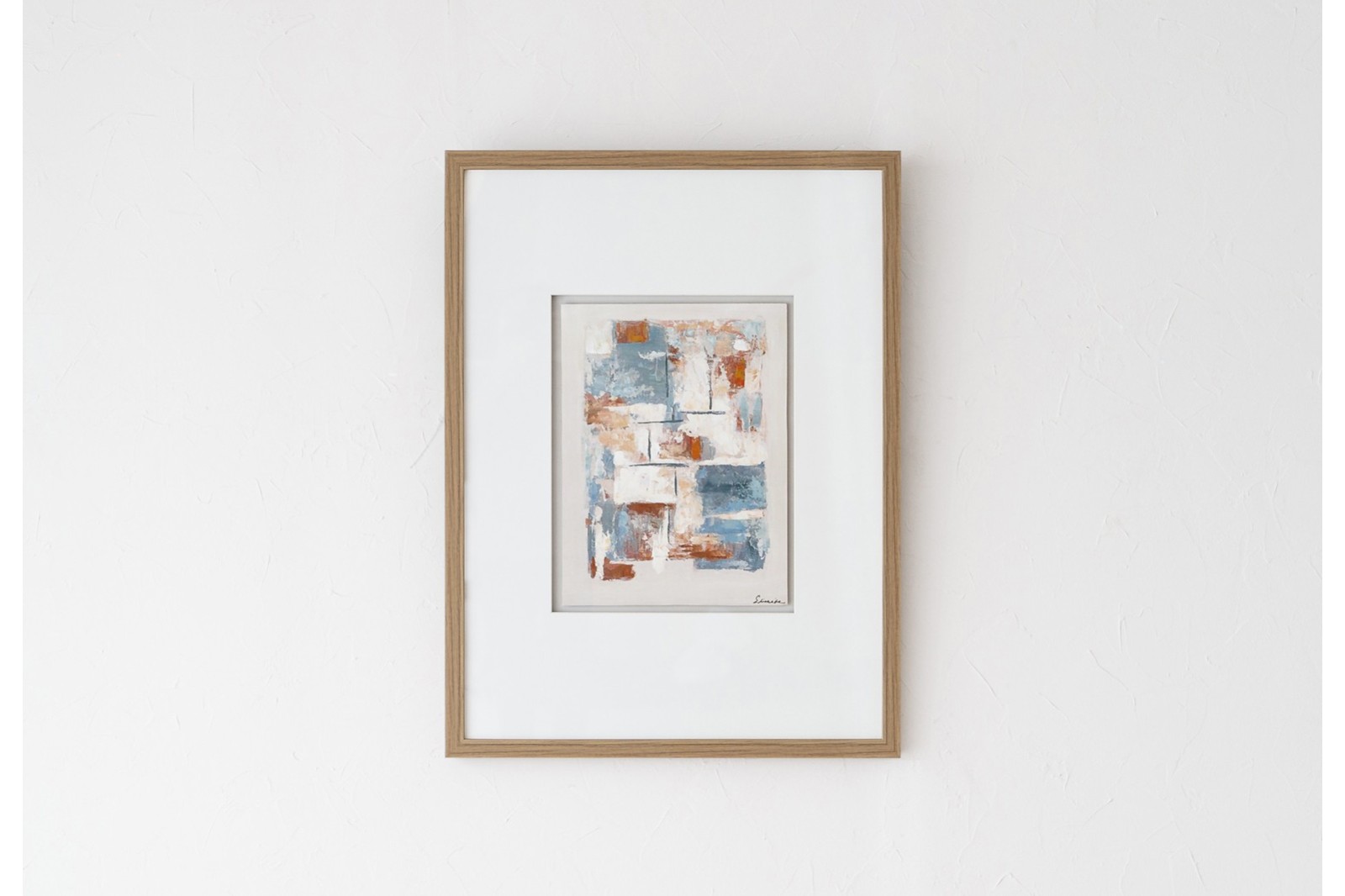 CUADRO ABSTRACTO AGUA Y TIERRA N1