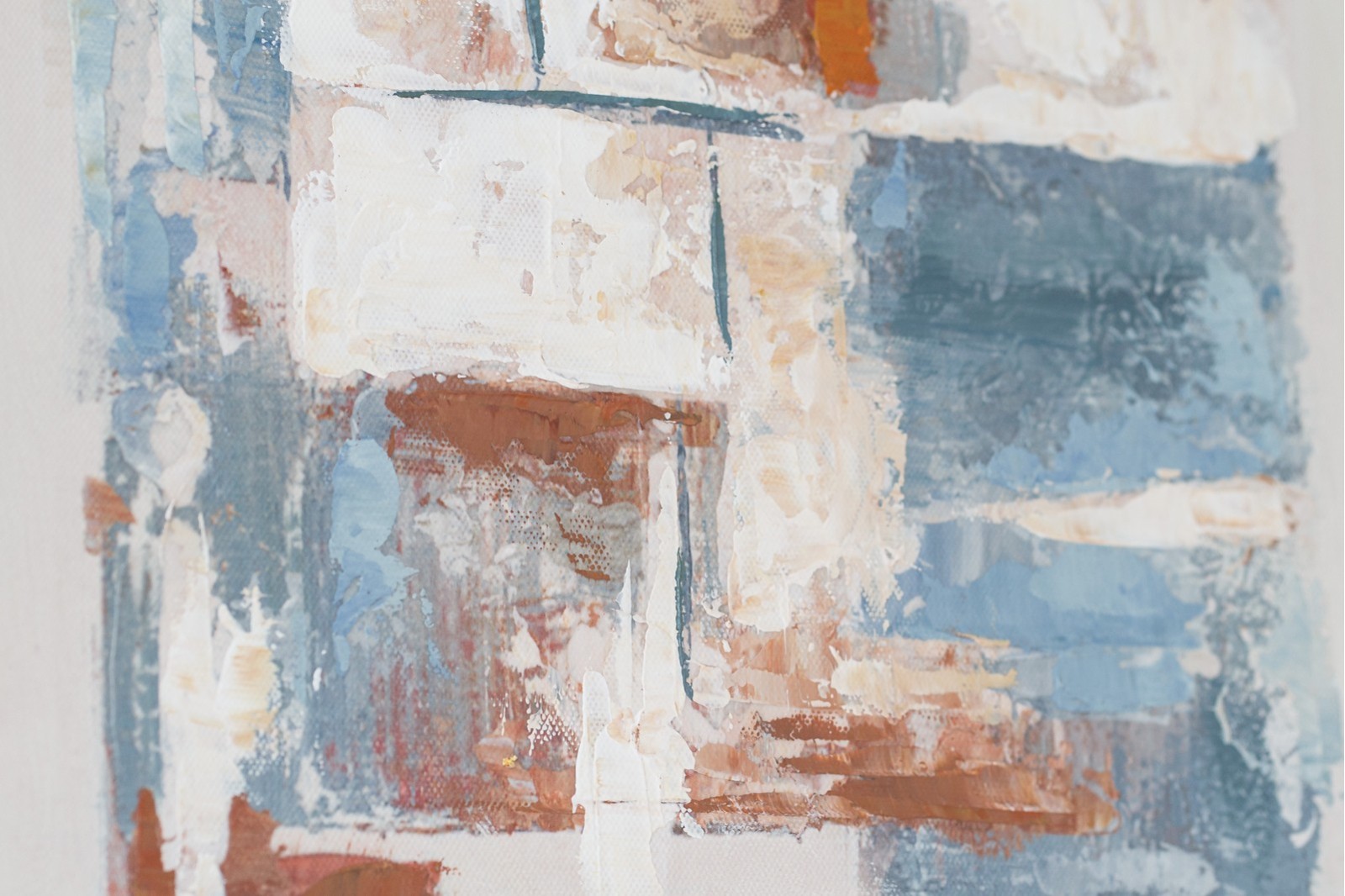 CUADRO ABSTRACTO AGUA Y TIERRA N1