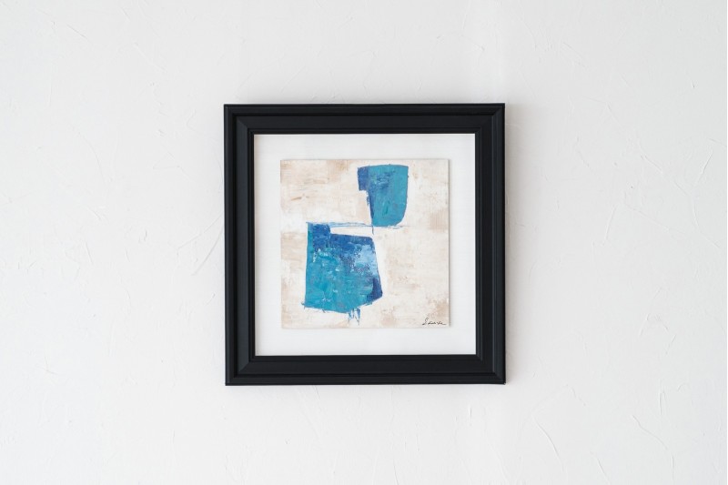 BLUE ABSTRACT PAINTING | VP Interiorismo