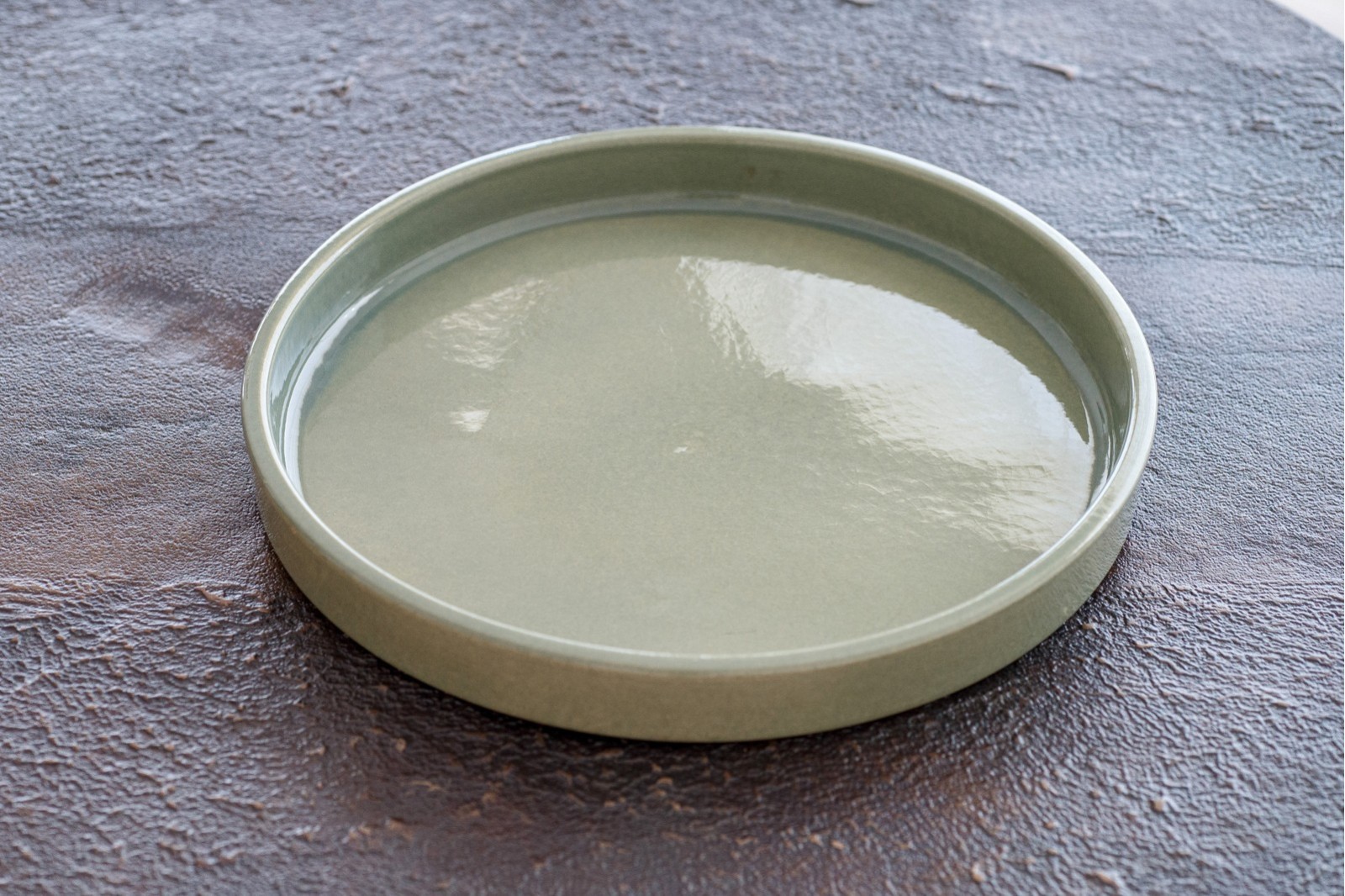 CENTRO MESA CIAN.CERAMICA.VERDE AGUA.MED