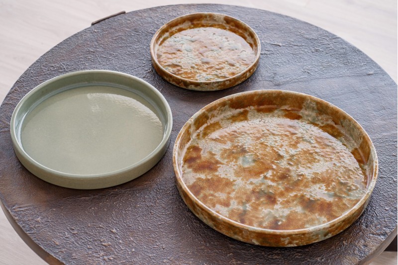 CIAN COLLECTION: WATER GREEN CERAMIC CENTRES | VP Interiorismo.