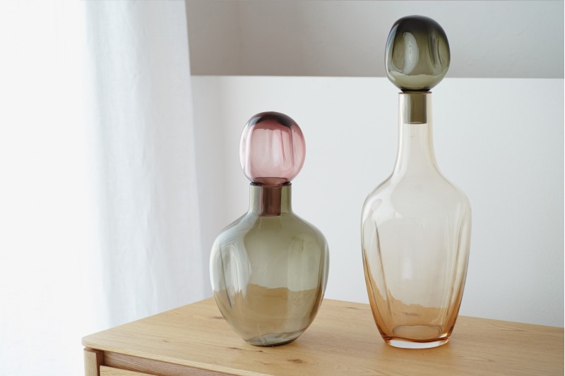 COLECCIÓN ALLA: BOTELLAS VIDRIO VERDE Y HUMO