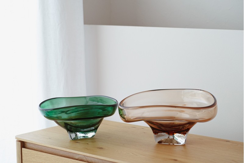 EREA COLLECTION: COLORED GLASS TABLE CENTREPIECES | VP Interiorismo.
