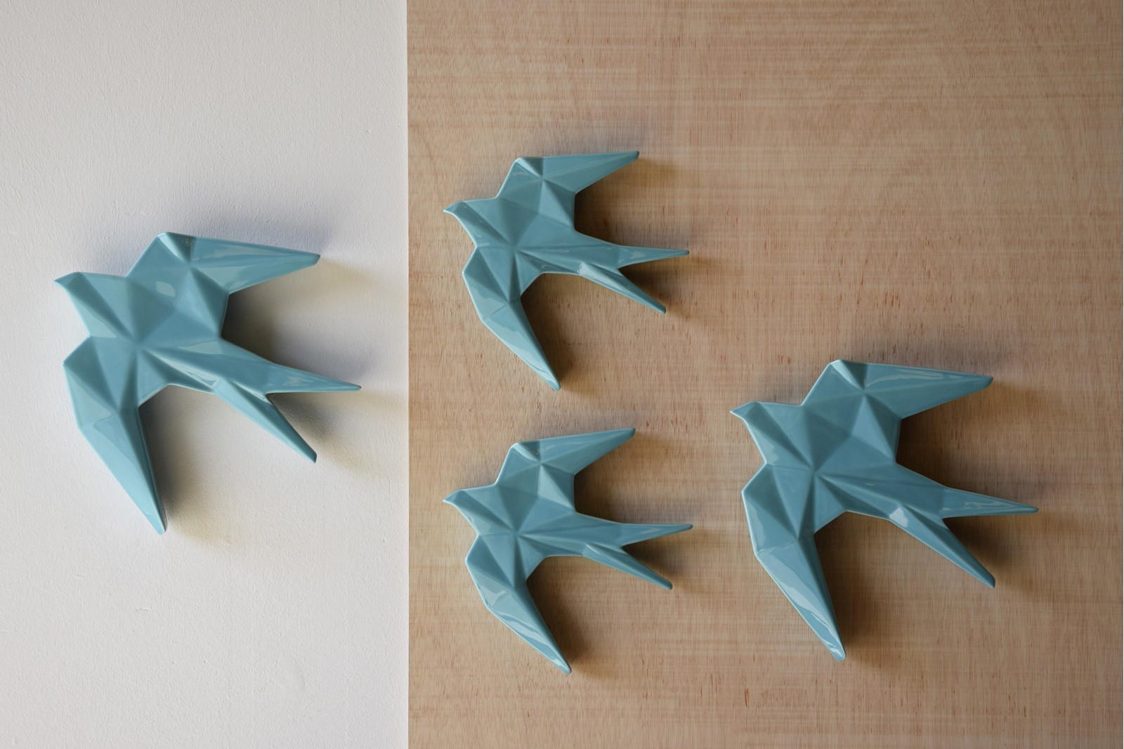 ANDURINA PARED CERAMICA AZUL PEQUENO