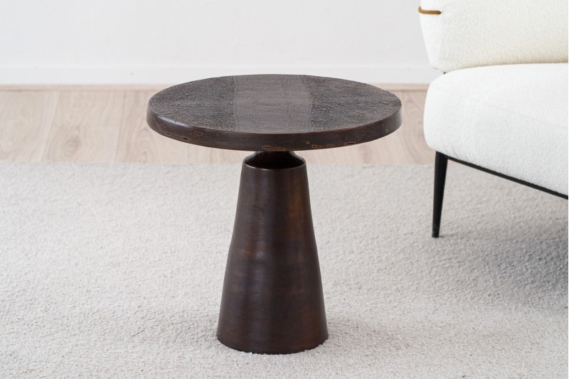 SIDE TABLE.ANTIQUE BRONZE .HIGH | VP Interiorismo