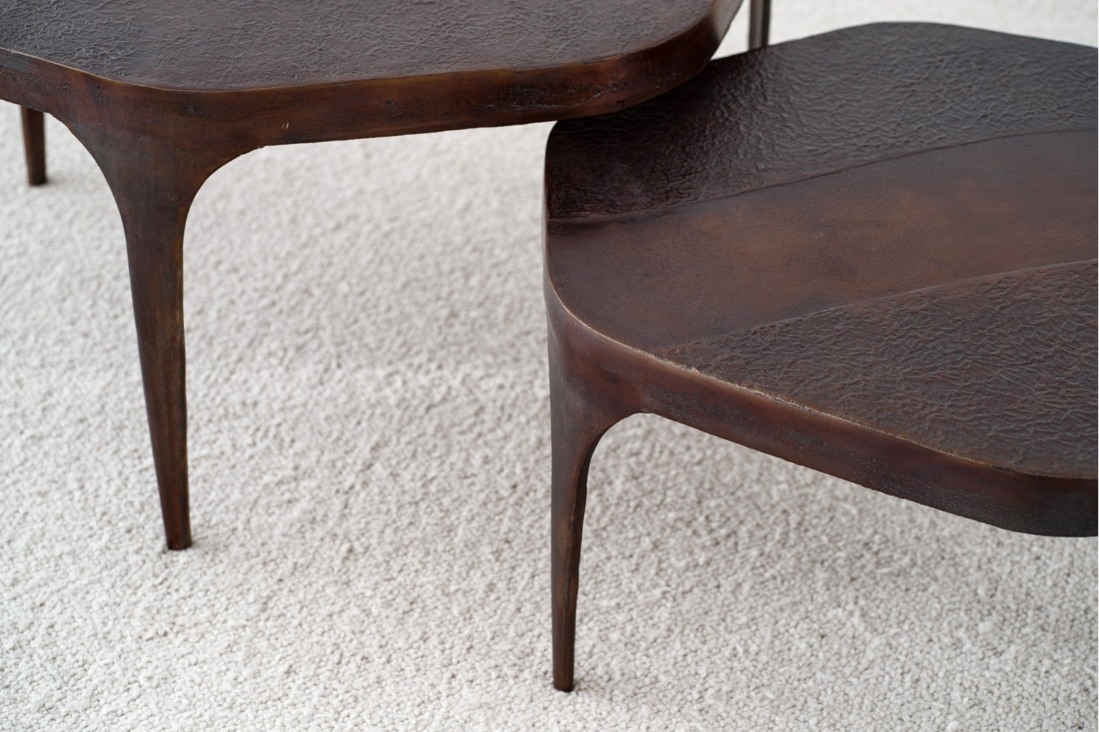 SET 2 MESAS CENTRO. NAIN. OXIDO