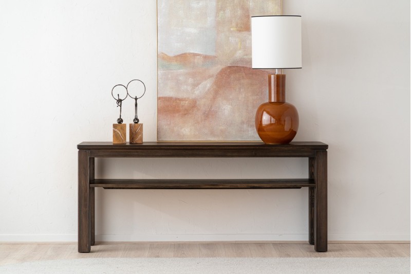 IREA CONSOLE. DARK STAINED PINE | VP Interiorismo
