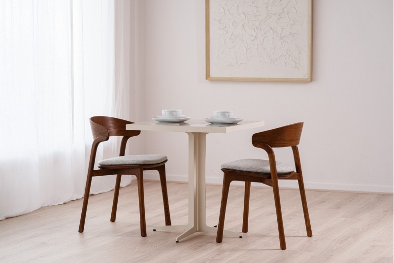 DINING -COFFEE TABLE. SQUARE. CERAMIC & METAL. S1 | VP Interiorismo