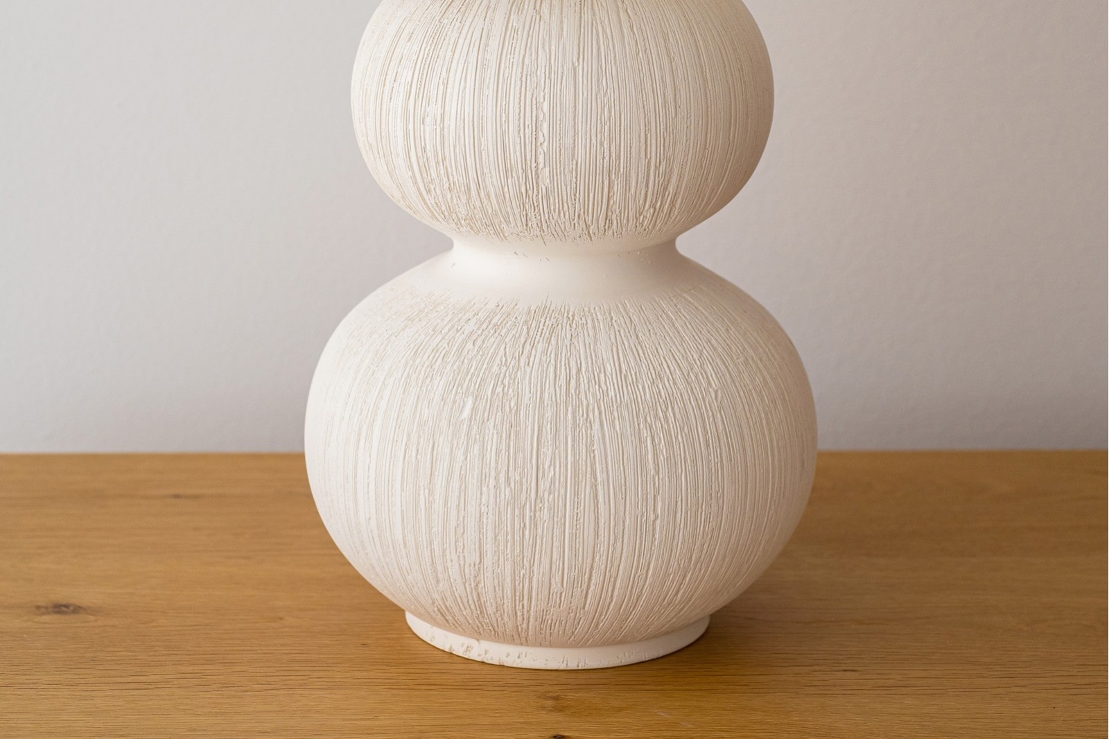 LAMPARA CERAMICA SERA.BLANCO TEXTURA.PEQ