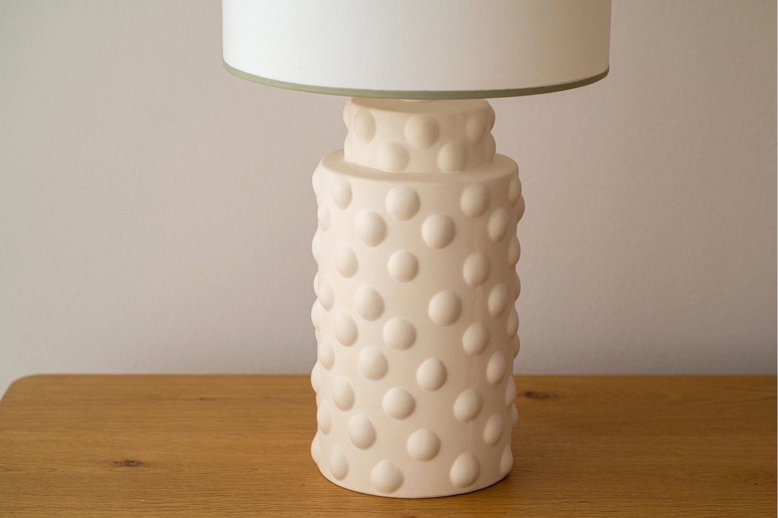 LAMPARA CERAMICA NOELA. BLANCO MATE