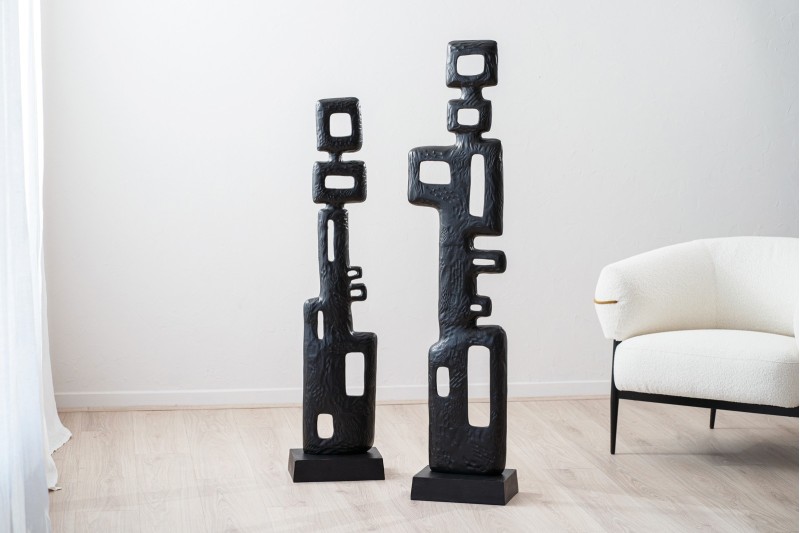 COLLECTION NIM : SCULPTURES EN MÉTAL NOIR | VP Interiorismo