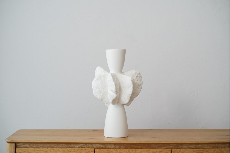 JARRON BAJO COLECCION ARBOL. CERAMICA