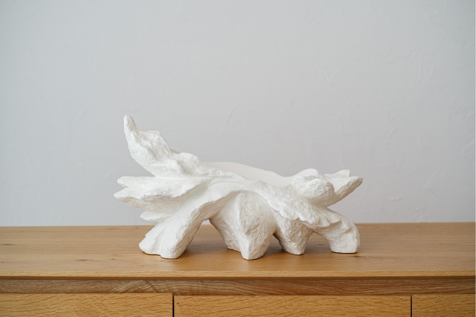 CENTRO CERAMICA OLAS. BLANCO MATE