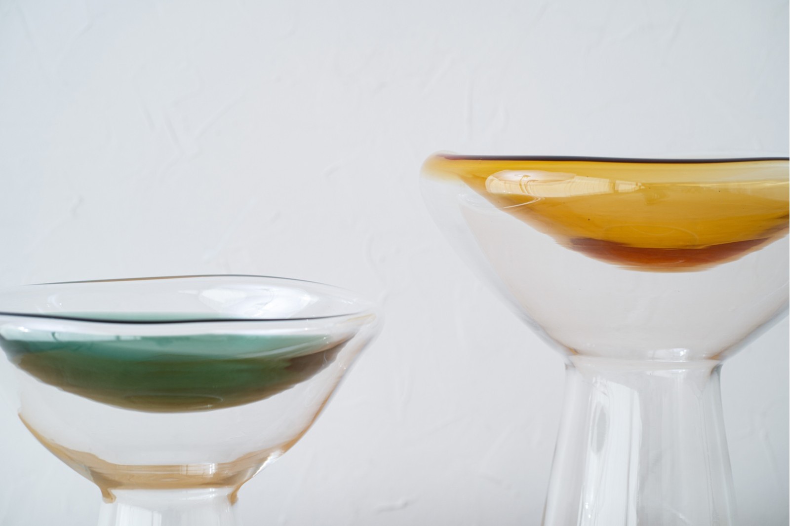 CENTRO VIDRIO SORA. AMBAR Y TRANSPARENTE