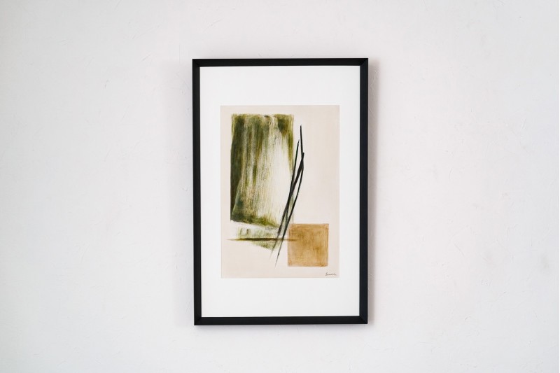 TABLEAU TRAIT OLIVE N°2 | VP Interiorismo