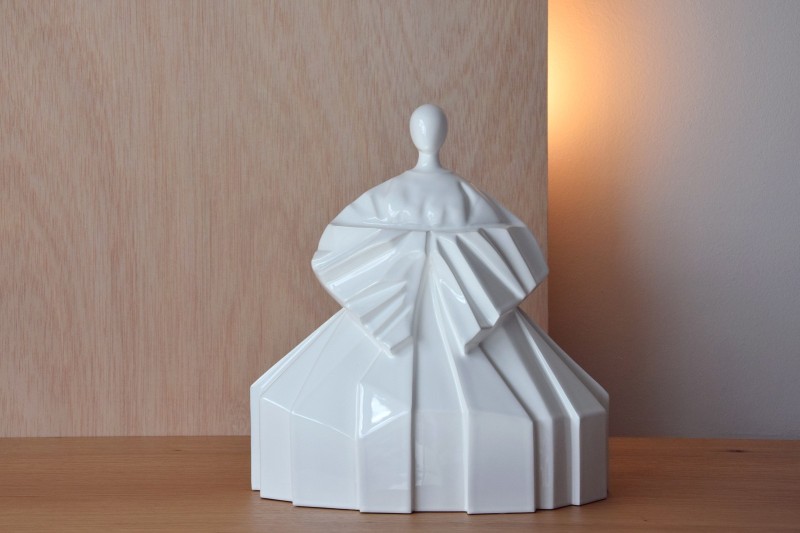 JAPONAIS. MANCHE COURTE. BLANC BRILLANT CERAMIQUE | VP Interiorismo