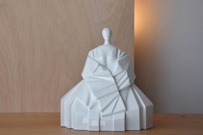 JAPANESE.EXTENDED SLEEVE.GLOSSY WHITE CERAMIC | VP Interiorismo