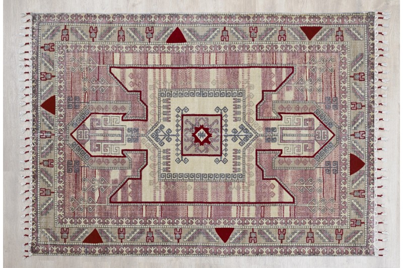 VINTAGE COTTON RUG. OVERLAPPING DETAILS | VP Interiorismo