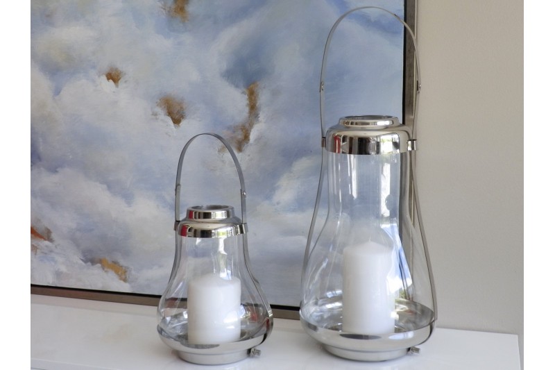 FAROL EN ACERO VIDRIO GRANDE PE