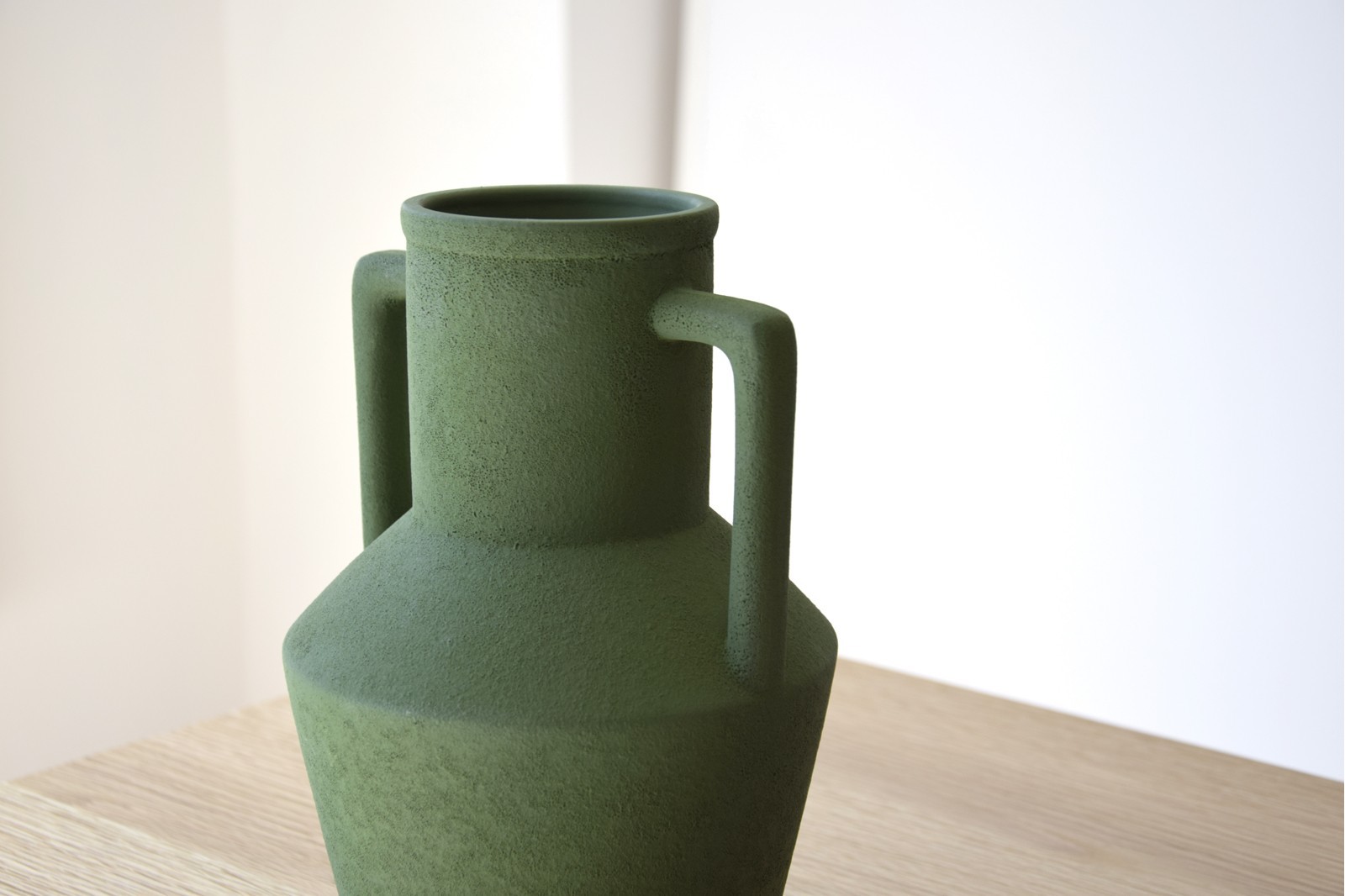 VASIJA CERAMICA VERDE COLECCION CANTARO