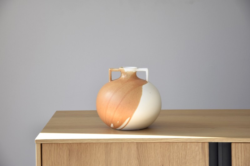 CERAMIC VESSEL DARK ORANGE. AIR COLLECTION | VP Interiorismo