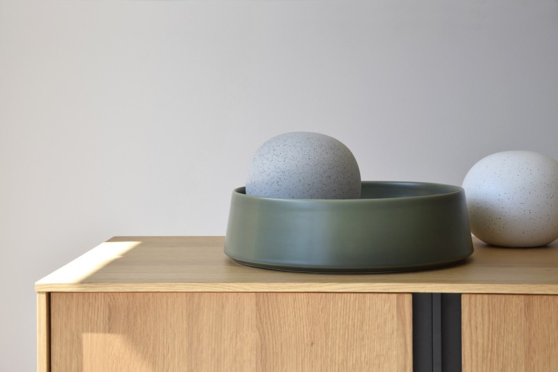 CENTREPIECE. MATT GREEN CERAMIC | VP Interiorismo