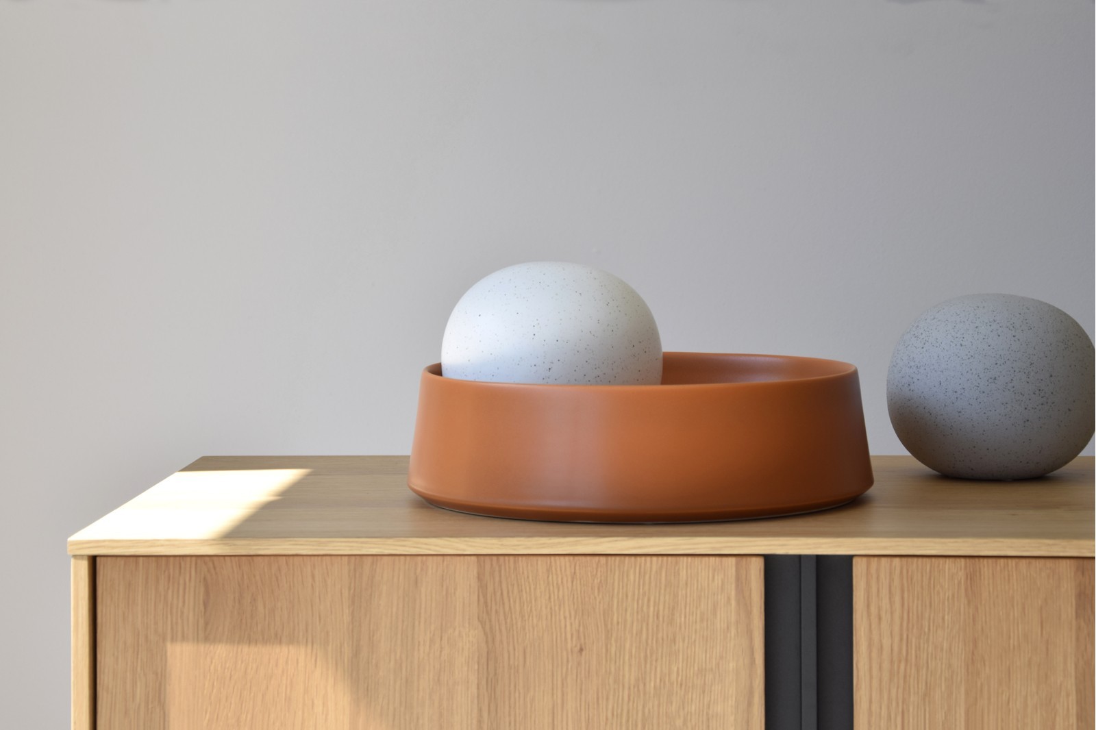 CENTRO CERAMICA OCRE MATE