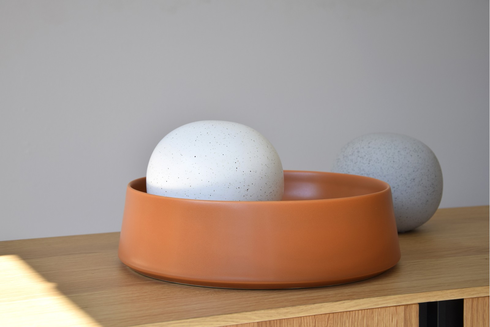 CENTRO CERAMICA OCRE MATE